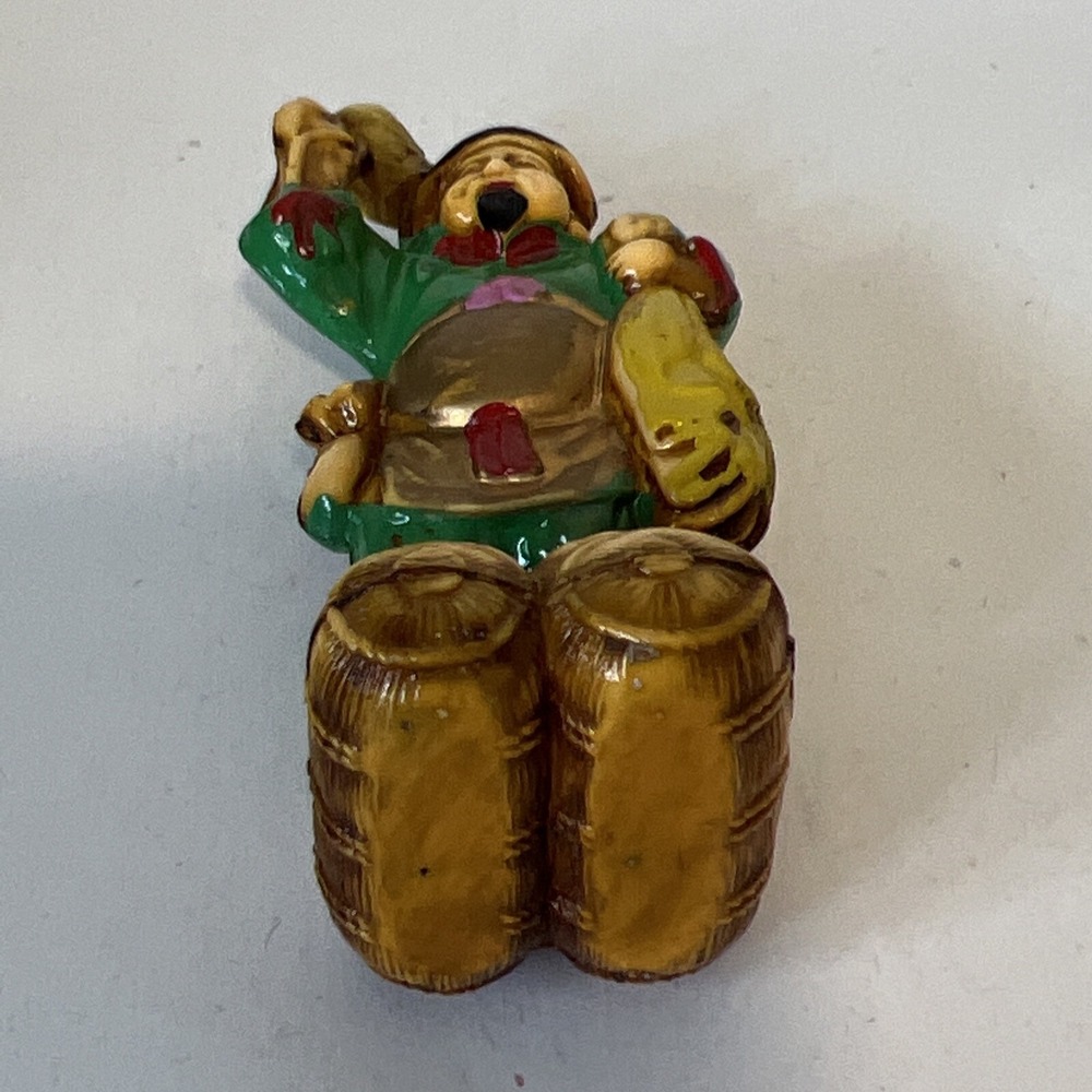 Vintage Japanese Painted Small Celluloid Figures 7 Gods of Good Fortune - Picture 5 of 16